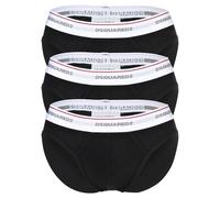 DSQUARED2 Men's Briefs, 3-Pack - Cotton Stretch, Logo Band