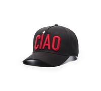 Men's Dsquared2 Ciao Logo-embroidered Cap Black - Size: ONE size
