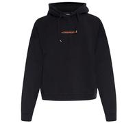 Dsquared2 Mens Cipro Fit Small Logo Black Hoodie Cotton - Size Medium