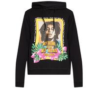 Dsquared2 Mens Cool Fit Bob Marley Logo Black Hoodie Cotton - Size Large