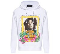 Dsquared2 Men's Cool Fit Bob Marley Logo White Hoodie | Size: Medium Dsquared2 White M