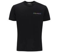 Dsquared2 Mens Cool Fit Palm Beach Logo Black T-Shirt Cotton - Size X-Large