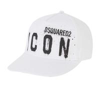 Dsquared2 Mens Icon Spray Cap in White Cotton - One Size