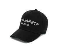 Dsquared2 Mens Milano Baseball Cap - Black Cotton - One Size