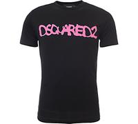 Dsquared2 Mens Short Sleeve T-Shirt In Black Cotton - Size X-Small