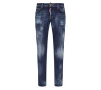 Dsquared2 Mens Skater Jean Canadian Flag Badge Blue Wash Jeans Cotton - Size 28W/30L