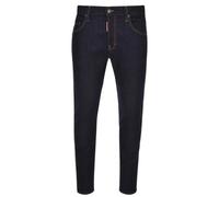 Dsquared2 Men's Skater Jean Italian Address Logo Navy Blue Wash Jeans | Size: 30S Dsquared2 Blue 30S