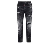 Dsquared2 Men's Skater Jean Paint Splatter Black Wash Jeans | Size: 34S Dsquared2 Black 34S