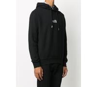 Dsquared2 Mens Small Icon Print Hoodie in Black Cotton - Size X-Large