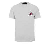 Dsquared2 Mens Small Maple Logo White T-shirt Cotton - Size Medium