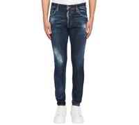 Dsquared2 Mens Super Twinky Jean Plain Blue Jeans Cotton - Size 32W/30L