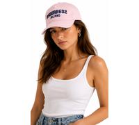 Dsquared2 Milano Logo Baseball Cap Pink Canvas Unisex Adjustable