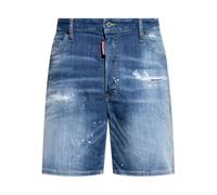Dsquared2 Navy Blue Marine Faded Denim Shorts - W42