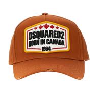 Dsquared2 Navy Canvas Baseball Cap Born in Canada Retro Logo Cap, One Size