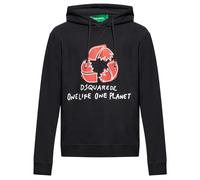 Dsquared2 One Life one Planet Black Hoodie - XXXL