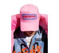Dsquared2 Pink Icon Baseball Cap Trucker Hat New Collection