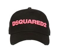 Dsquared2 Pink Logo Black Cap - One Size