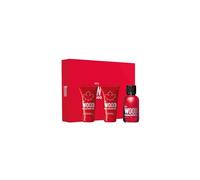 Dsquared2 Red Wood Eau De Toilette 50ml, Shower Gel 50ml + Body Lotion 50ml