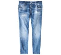 DSQUARED2 Skater Distressed Skinny Jeans - Navy - 50 (IT50 / L)