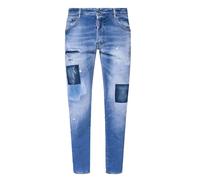 Dsquared2 Skater Jean Blue Patch Denim Pants - W32 - W32