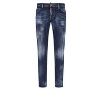 Dsquared2 Skater Jean Canadian Flag Badge Blue Wash Jeans