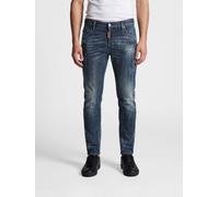 DSQUARED2 Skater Slim Fit Jeans in Distressed Stretch Denim - Size: 56 - male