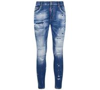 Dsquared2 Super Twinky Jean Faded Reinforced Ripped Blue Jeans - W28 - 30L - W28