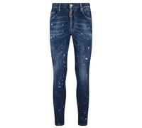 Dsquared2 Super Twinky Jean Splatter Design Blue Jeans - W44 - 30L - W44