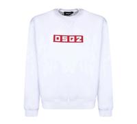 DSquared2 Unisex Adult Block Logo Sweatshirt - White - L - White