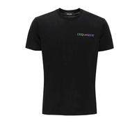 DSquared2 Unisex Adult Logo Cool Fit T-Shirt - Black - Black - M - 100% Cotton