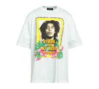 DSquared2 Unisex Adult My Home Is In My Head Bob Marley T-Shirt - White - S - White