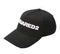 Dsquared2 White Logo Black Cap - One Size
