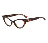 Dsquared2 Woman D2 0116 2TM Optical frames Acetate Havana/Pink Cat Eye