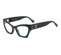 Dsquared2 Woman D2 0133 6AK Optical frames Acetate Green Cat Eye