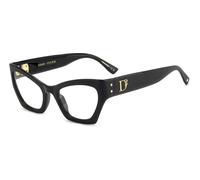 Dsquared2 Woman D2 0133 807 Optical frames Acetate Black Cat Eye
