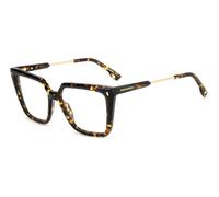 Dsquared2 Woman D2 0136 086 Optical frames Acetate Havana Squared