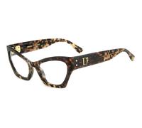Dsquared2 Woman Dsquared2 D2 0133 ACI Optical frames Acetate Grey/Havana Cat Eye
