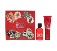 Dsquared2 Red Wood Gift Set 100ml Eau De Toilette + 150ml Body Lotion