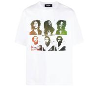 Dsquared2 X Bob Marley Skater Fit White T-Shirt - XL - XL