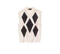 DSQUARED2 x Magliano argyle knit vest - Neutrals XS-S-M-L-XXL