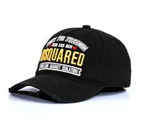 DSQUAREDS Men Baseball Cap Classic Sports Casual Summer Cap Embroidery Classic Snapback Hat Black