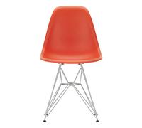 DSR Plastic chair - chrome frame - Charles & Ray Eames Rouge coquelicot one size