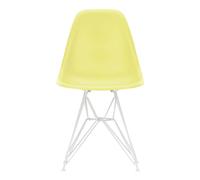 DSR Plastic chair - white epoxy frame - Charles & Ray Eames Lemon yellow one size