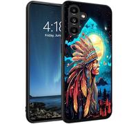 DSRGRGFDJ Designed for Galaxy S25 5G Case 6.2 inch,Ultra-Thin Silicone Anti-Scratch and Shock-Proof Bumper Cover - Native American Indian Chiefs