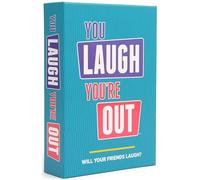 DSS Games You Laugh You're Out - A Family Party Game Age 14+ for People Who Can't Keep A Straight Face,Teal, Purple, Pink