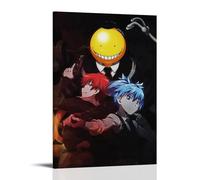 DSSCXYZM Assassination Classroom Classic Anime Action Anime Canvas Poster Wall Art Decorative Painting Bedroom Painting Posters 24x36inch(60x90cm) Frame-style