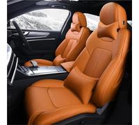 DSSJDKH Car Seat Protector Custom PU Leather Luxury Car Seat Covers Full Surround Interior Accesorios For Nissan For X-Trail T32 2014-2019 2020(Yellow)