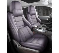 DSSJDKH Car Seat Protector For BMW E39 1995 1996 1997 1998 1999 2000 2001 2002 2003 2004 Custom Full Covered Car Seat Covers Set Leather(Purple)