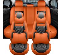 DSSJDKH Car Seat Protector For Nissan For X-Trail T31 Luxury Leather Car Seat Protector Cover Universal Interior Decoration Accessories(Black Yellow)