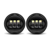 DSSJDKH LED Headlight Assembly For FLSTS For Heritage For Springer 2003 2PCS 4.5 Inch Motorcycle Led Fog Light DRL(Beige)